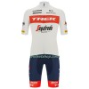 Fietskleding (Fietsshirt + Korte Koersbroek) 2022 Trek-Segafredo - Wit Rood